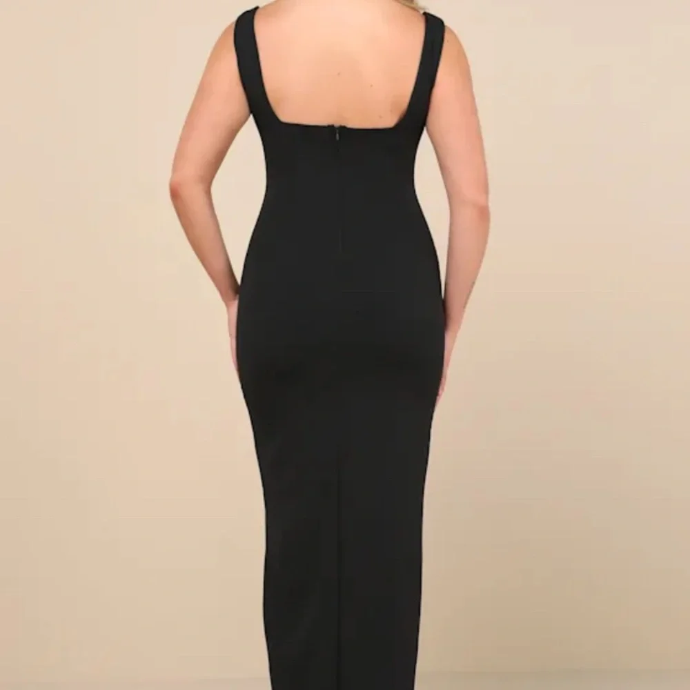 Lulu's Inspiring Allure Square Neck Column Maxi Dress - Picture 2 of 10